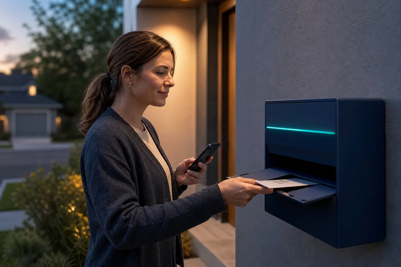 Municipal citation delivery to home address
