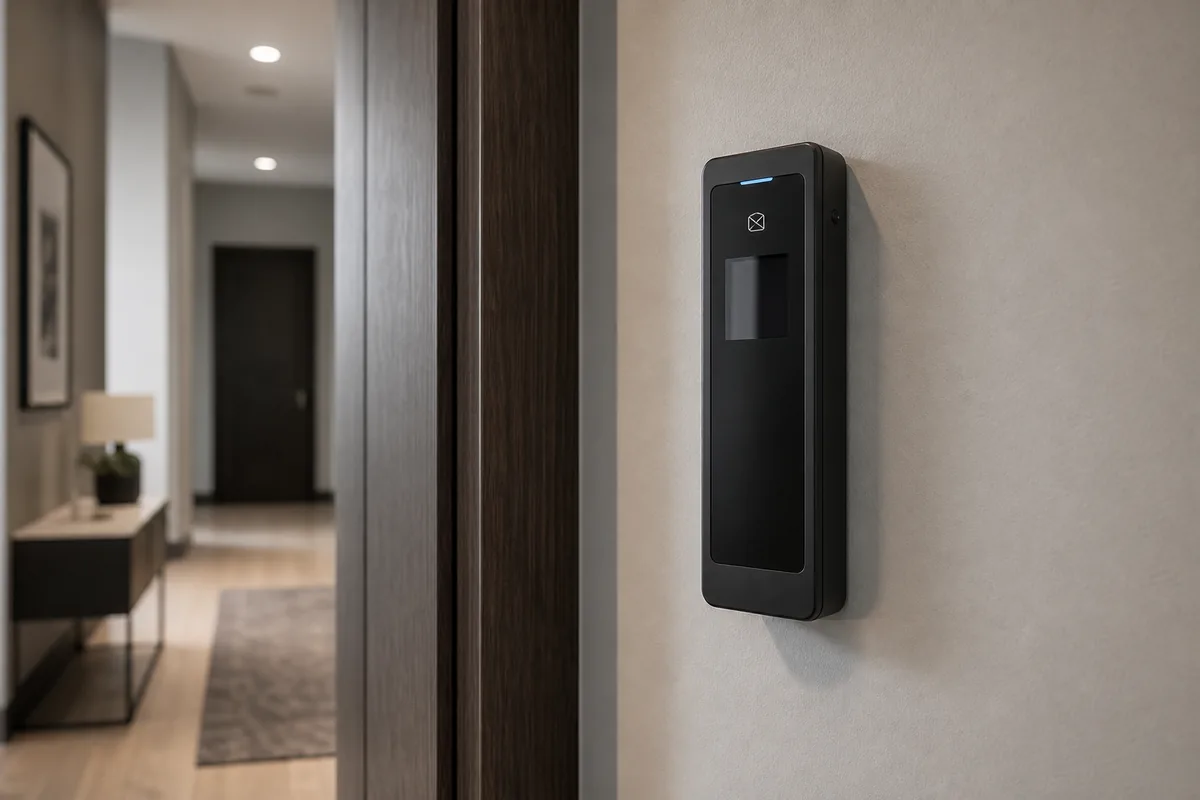 eMbox Interior wall — indoor placement in a home