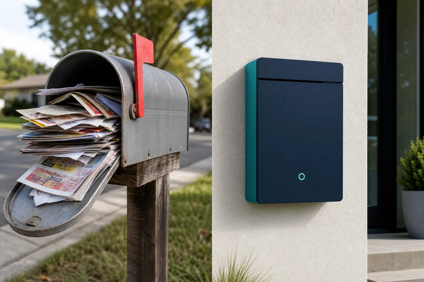 Traditional mailbox versus secure eMbox delivery for insurance documents