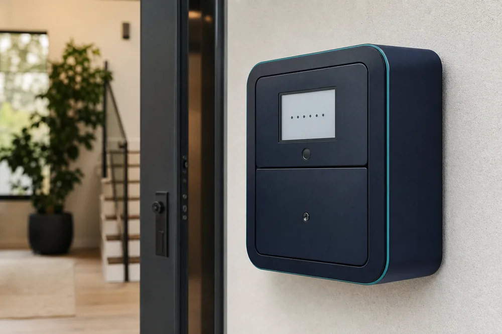Optional eMbox wall device for stronger delivery proof